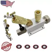 Versatile Air Outlet Kit: 1/2 Inch NPT Outlet, Drain Valve & Couplers Included