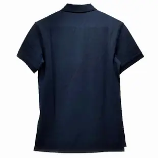 【BURBERRY 巴寶莉】8036248 素面戰馬衣服Logo短袖上衣Polo衫(深藍色)