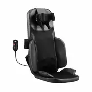 Full Body Massage Cushion Shiatsu Back Neck Massager Chair Pad Massaging Seat Kneading Rolling Heat Vibration with Remote Pillow Homasa