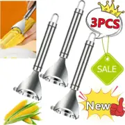Corn Cob Peeler Stainless Steel Thresher Stripper Remover Kitchen Cutter Tool