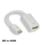 KNTK Mini DisplayPort to HDMI 1.3 Adapter for PC MAC TV Display Monitor MDP