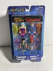 Street Fighter II Minimates Featuring Darkstalkers 2006 Morrigan Akuma