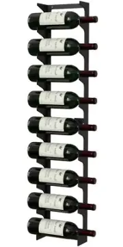 HPILISH Y-Furniture Wall Series - Wall Mounted Steel Wine Rack Label View Dis...