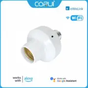 CORUI eWeLink WiFi Smart Light Bulb Adapter E27 90-250V Lamp Holder Wireless Voi