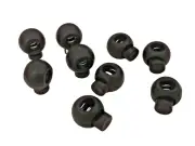 20x Hole Toggle Cord Stopper Lock End Drawstring Spring Loaded Holes 20x15mm