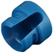 Cable Techniques Lo-Pro Cap for R/A Low-Profile XLR Connectors Large Cap to 6mm - Blue