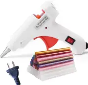 VIsuIvit Hot Glue Gun, Mini Glue Gun and Sticks Set with 40pcs Glue Sticks Hi...