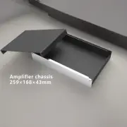 Aluminum Amplifier Chassis DAC Cabinet Enclosure DIY Case Box 259×168×43mmm1
