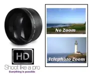 NEW 2.2x Hi Def Telephoto Lens For Panasonic LUMIX DC-FZ80
