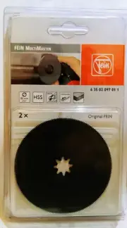 FEIN MULTIMASTER 3-1/8" HSS Circular Saw Blade 63502097011 (2pk)