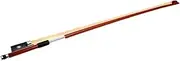 FUNOMOCYA Wooden Violin Bow Replacement Brazilian Wood Horsehair Beginner Practice Bow Violin Accessory