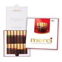 在飛比找蝦皮購物優惠-Merci 盒裝巧克力 20片裝 綜合香濃脆脆