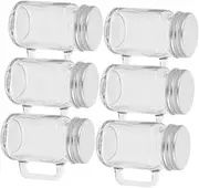 CONGARTENO Mini Jars Set Glass Jam Jars with Handles Sealing Lids for Drinks Desserts Jams Small Honey Container Glass Storage Bottle