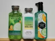Bath & Body Works Lot-CUCUMBER MELON Body Lotion-Shower Gel-Hand Soap