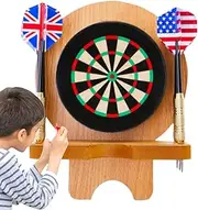 Dart Board for Adults - Dart Professional Target Scoreboard Set - Modern Scoring Favor Dartboard Kit Competition-Grade for Game Room Bar Garage Pub