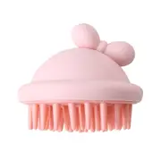 Silicone Massage Hair Brush Silicone Hair Brush Dry And Wet Dual-Use Brush(Pink)