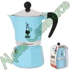 *1-Kettle* Bialetti Rainbow Espresso Maker 4.3 Oz 3 Cups Aluminum 0005042/NP