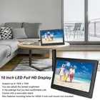 Digital Photo Frame 10in HD LED Screen Slideshow Clock Music Function Electron