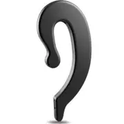 Over Ear Wireless bluetooth Earphone Portable Sports Earhook Headphone Earbuds with Mic BLACK COLOR