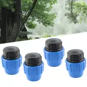 Secure Pipe Connections 4 Pcs PE Pipe Quick Connect Plug Sturdy Design