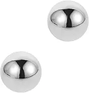 2pcs Stainless Steel Ice Cubes 55mm Ice Ball Whiskey Stones Reusable for Drinks Chiller Stones