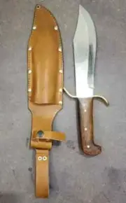 Custom Handmade D2 steel Fixed Blade Survival Bowie Knife & Sheath