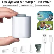 Portable Tiny Pump Air Pump Ultra-Mini Air Pump with Nozzles Outdoor Camping