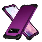 MCC Impact Samsung Galaxy S10+ Plus Shockproof 3in1 Rugged Case Cover G975 [Purple]