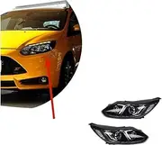 Car Front Lamps Compatible For Ford Focus 2012-2014 Auto Headlights Assembly Upgrade Flashing Turn Light 2 Projector Lens Accessories