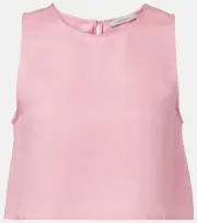 [Asceno] Asceno Kobe linen crop top AU 8 pink