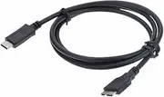 USB Type-C to Micro USB 3.0 Adapter Cable 5Gbps Superspeed USB-C Cord 100CM 50CM for USB3.0 Portable Hard Drive External HDD Black (50CM)