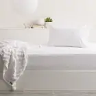 Park Avenue Long Single 500TC Bamboo Cotton Sheet w/ 2x Pillowcases Set White