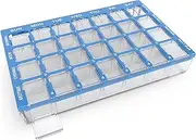 Ezy Dose 4-Times-A-Day Weekly (7-Day) Pill and Vitamin Organizer │ Pill Planner│ Medium Compartments