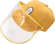SOESFOUFU Kid Presents Protective Hat for Children Caps Peaked Hat with Face Cover Protective Hat for Korean Version Baseball Cap