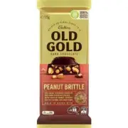 CADBURY OLD GOLD DARK CHOCOLATE 180G(Peanut Brittle) Free Shipping World WIDE