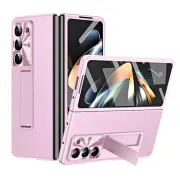 For Samsung Galaxy Z Fold 6 Luxury Leather Screen Protector Case with Stand