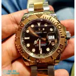 勞力士 116621 ROLEX 粉紅遊艇 玫瑰金 巧克力面 遊艇 YACHT-MASTER 遊艇大師 非 126621