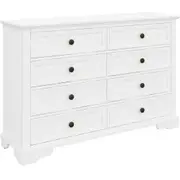 VI Sala Solid Timber 8 Drawer Dresser
