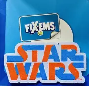 Woolworths FIX-EMS Star Wars Logo Badge Patch Brand New Free Shipping
