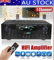 SUNBUCK AV-999BT 3000W 7 Channel bluetooth Power Amplifier microphone Hifi Amp
