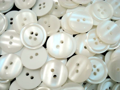 Buttons 19mm Lustre 30pc Sewing Shirt Crafts Sew Dressmaking