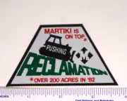 Coal Mining Sticker Martiki is on Top Pushing Reclamation Over 200 Acres in '82