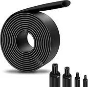 Adiwo Heat Shrink Tubing, 3:1 Black Heat Shrink Tube, Dia 30mm *1.5m Long Shrinkable Tube Cable Sleeve, Waterproof Heat Shrinkable Tube For Cable Insulation, Marking, Cable Bundling, Repair