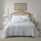 Laura Ashley Home - Amberley Collection - Quilt Set - 100% Cotton, Breathable...