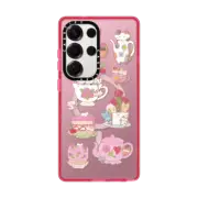 Galaxy S25 Ultra Impact Magnetic Case ROSE TEA TIME
