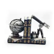 Vintage Decorative Bookends,Telescope and Armillary Spheres Space Decorative