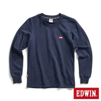在飛比找蝦皮商城優惠-EDWIN 露營系列 背後富士山營地LOGO長袖T恤(丈青色