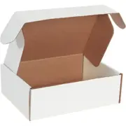 12 1/8" X 9 1/4" X 4" White Deluxe Literature Mailers (50 Per Bundle)