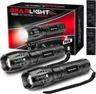 LED Flashlights - Mini Camping Flashlights with High Lumens, 5 Modes, Zoomabl..