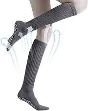 [Generico] Non Slip Long Socks, Long Non Slip Socks | Winter Warm Socks for Home Women - Women Non-Slip Socks Thermal Slipper Socks for Yoga, Daily Walking